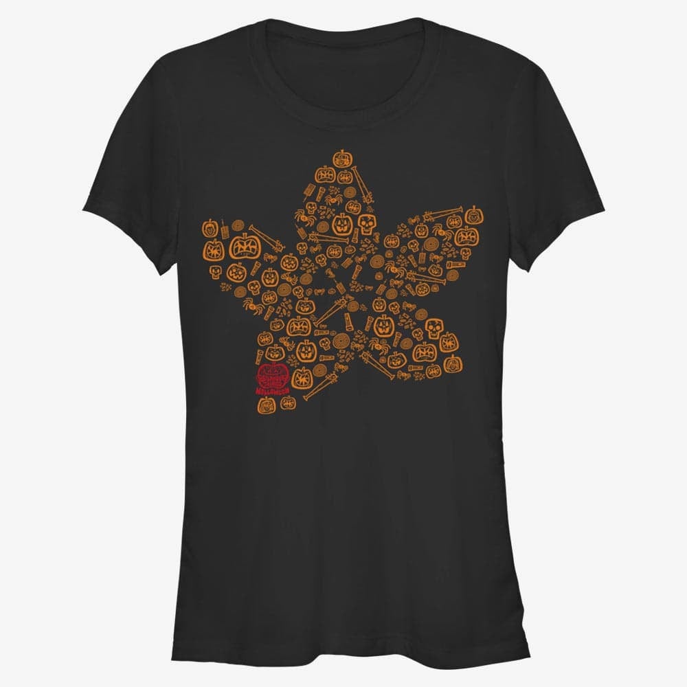 Majice T-shirt Merch Netflix Stranger Things - Demo Icons Women's T-Shirt Black