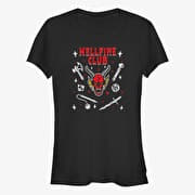 Merch Netflix Stranger Things - Textbook HFC Women's T-Shirt Black