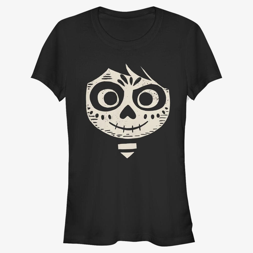 majice kratkih rukava Merch Pixar Coco - Miguel Face Women's T-Shirt Black
