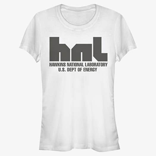 T-skjorte Merch Netflix Stranger Things - Hawkins National Laboratory Women's T-Shirt White