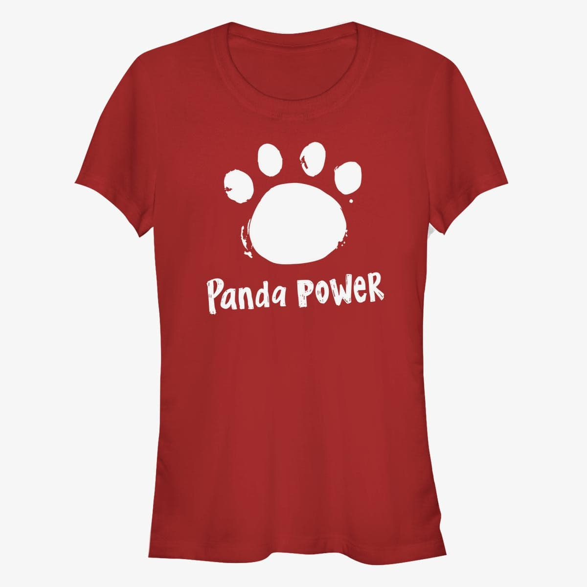 Trička Merch Pixar Turning Red - Panda Power Women's T-Shirt Red