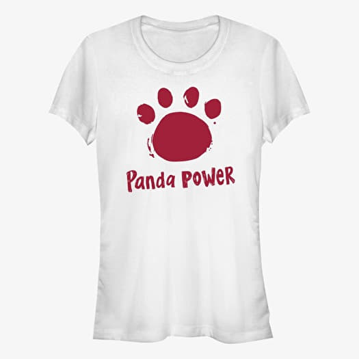 Tričko Merch Pixar Turning Red - Panda Power Women's T-Shirt White