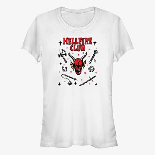 T-shirt Merch Netflix Stranger Things - Textbook HFC Women's T-Shirt White