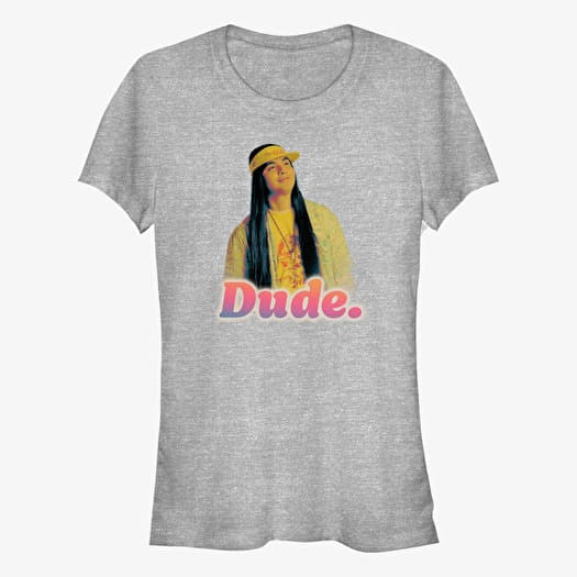 T-shirt Merch Netflix Stranger Things - Dude Retro Women's T-Shirt Heather Grey