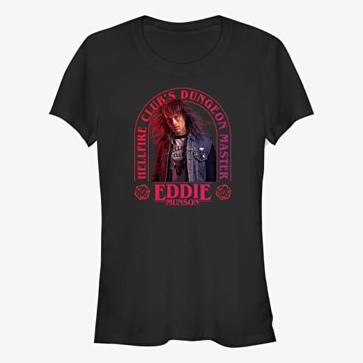 T-shirt Merch Netflix Stranger Things - Dungeon Master Eddie Women's T-Shirt Black