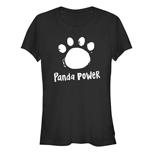 T-shirt Merch Pixar Turning Red - Panda Power Women's T-Shirt Black