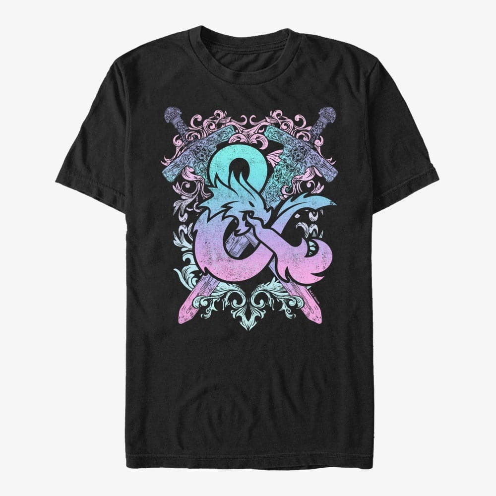 T-shirts Merch Dungeons & Dragons - Pastel Playable Unisex T-Shirt Black