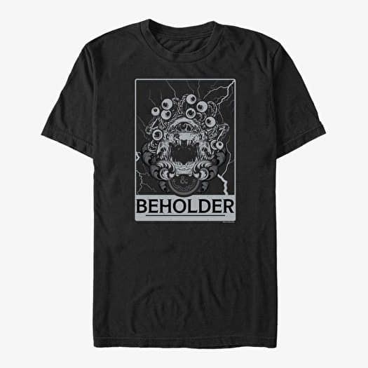 Тениска Merch Dungeons & Dragons - Beholder TarotCard Unisex T-Shirt Black