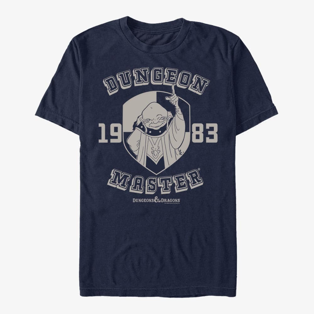 T-shirts Merch Dungeons & Dragons - Dungeon Collegiate Unisex T-Shirt Navy Blue