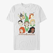 Merch Dungeons & Dragons - Group Shot Unisex T-Shirt White