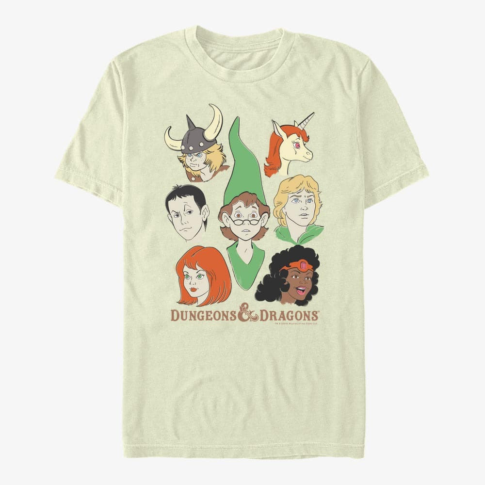 T-shirts Merch Dungeons & Dragons - Group Shot Unisex T-Shirt Natural