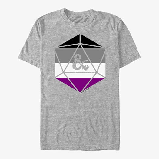 T-shirt Merch Dungeons & Dragons - Ace Ampersand Unisex T-Shirt Heather Grey