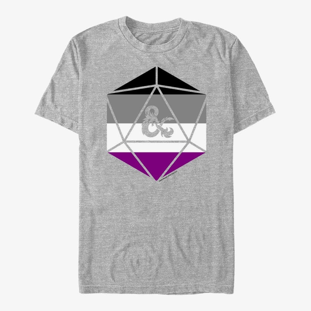 Camisetas Merch Dungeons & Dragons - Ace Ampersand Unisex T-Shirt Heather Grey