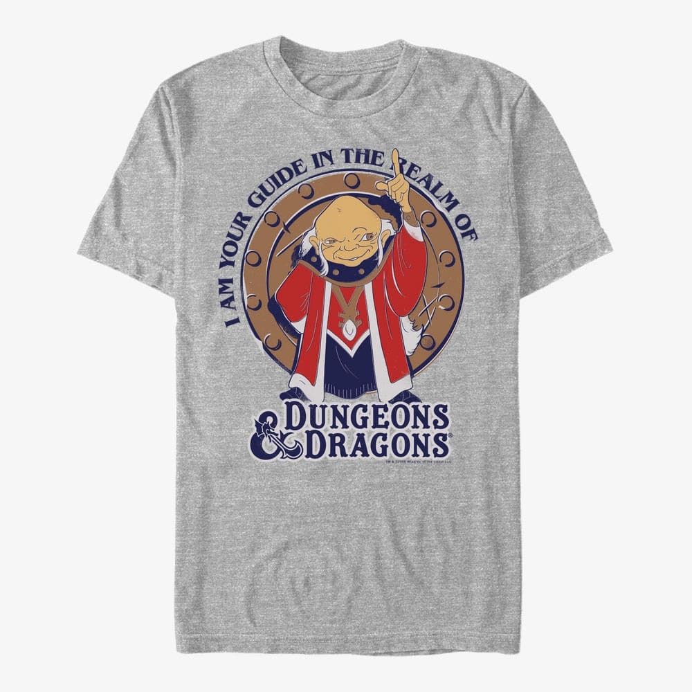 Tričká Merch Dungeons & Dragons - Old Wizard Unisex T-Shirt Heather Grey