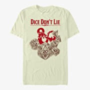 Merch Dungeons & Dragons - Dice Don't Lie Unisex T-Shirt Natural