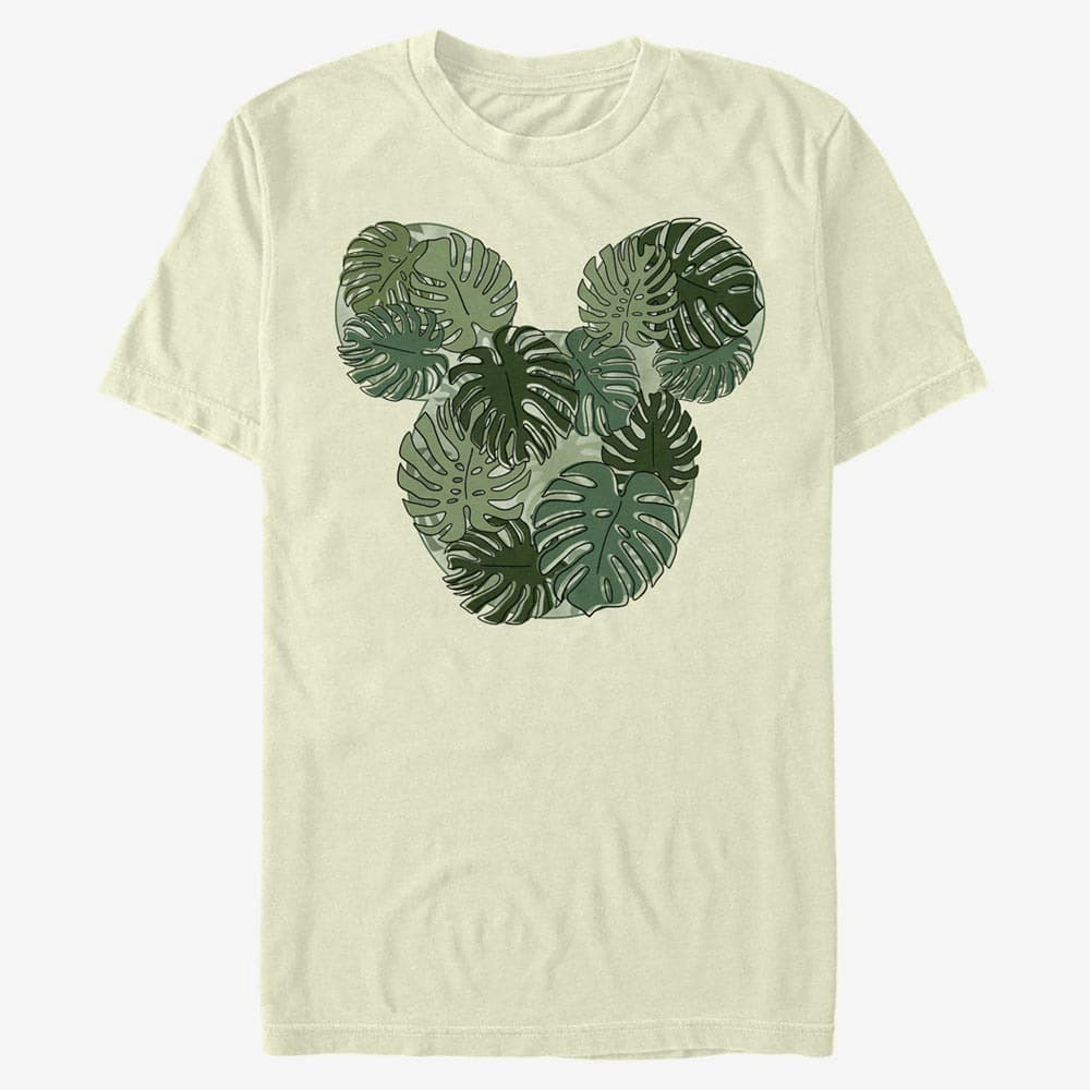 T-shirts Merch Disney Classic Mickey - Monstera Mickey Unisex T-Shirt Natural