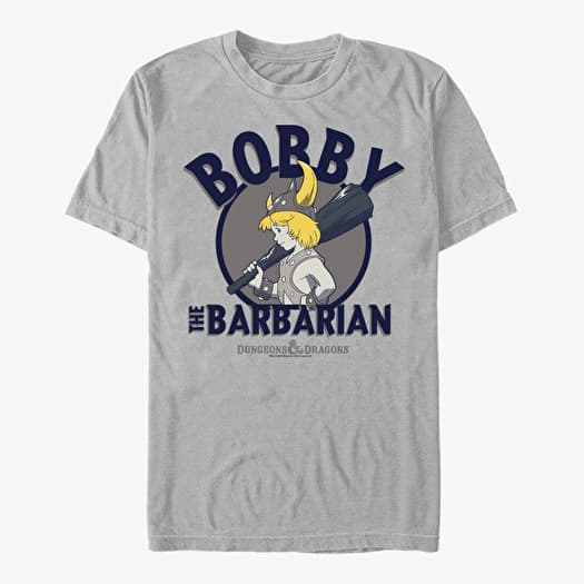 Tričko Merch Dungeons & Dragons - Bobby Barbarian Unisex T-Shirt Ash Grey