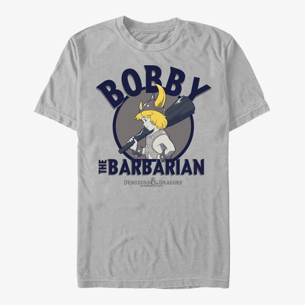 Tričká Merch Dungeons & Dragons - Bobby Barbarian Unisex T-Shirt Ash Grey