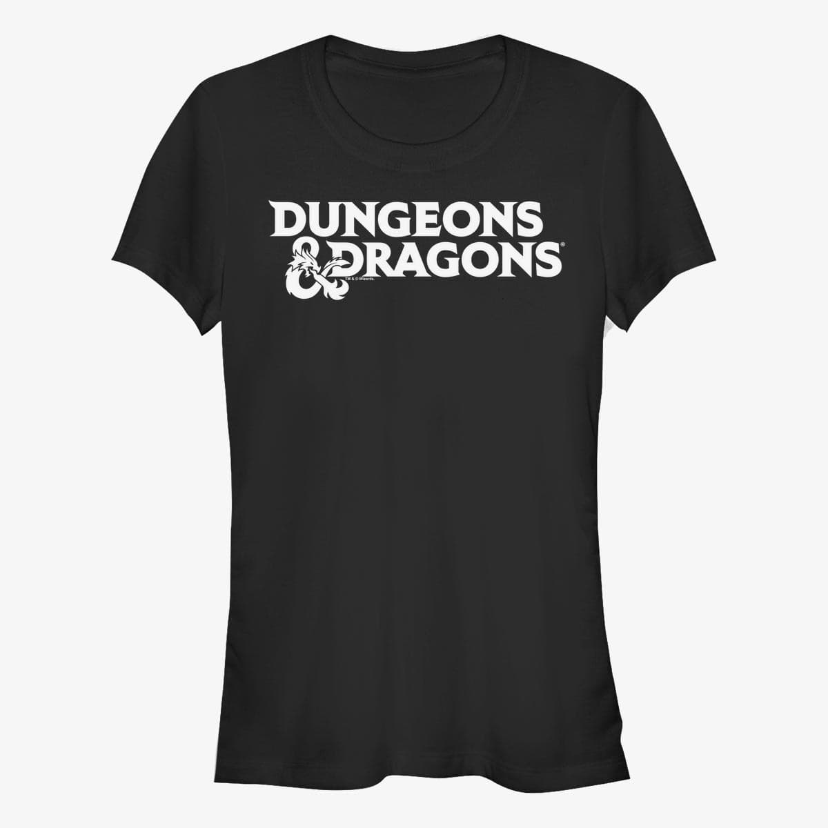 Tričká Merch Dungeons & Dragons - Stacked Logo Women's T-Shirt Black