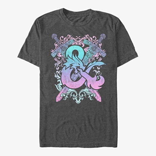 T-shirt Merch Dungeons & Dragons - Pastel Playable Unisex T-Shirt Dark Heather Grey