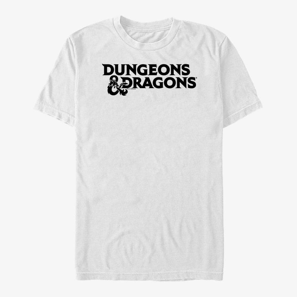 T-shirts Merch Dungeons & Dragons - Stacked Logo Unisex T-Shirt White