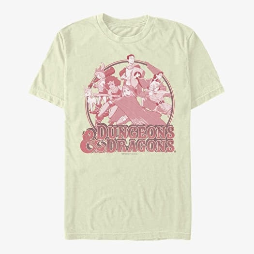Tričko Merch Dungeons & Dragons - Group Badge Unisex T-Shirt Natural