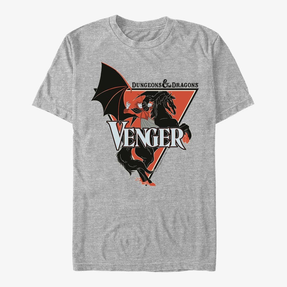 Tricouri Merch Dungeons & Dragons - Venger Horse Unisex T-Shirt Heather Grey