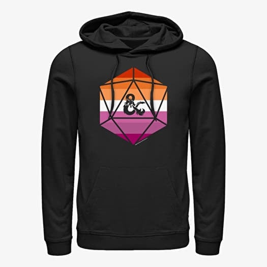 Mikina Merch Dungeons & Dragons - Lesbian Ampersand Unisex Hoodie Black