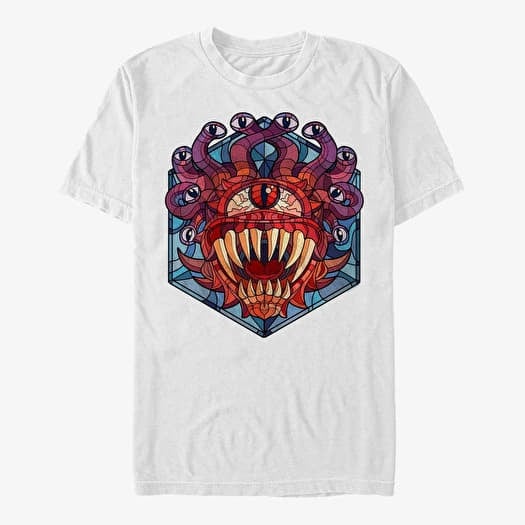 Merch Dungeons & Dragons - Eye of the Beholder Glass Unisex T-Shirt White