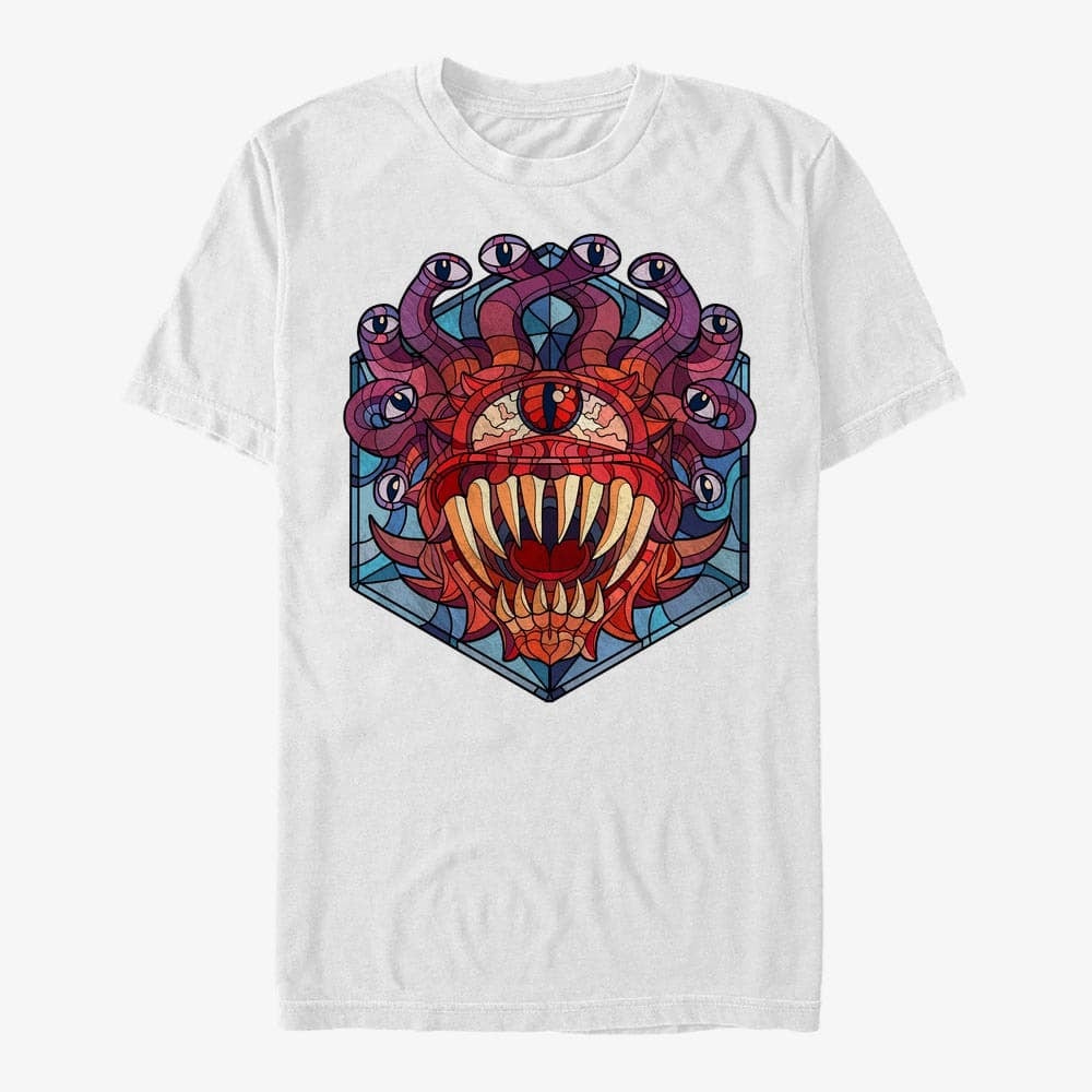 T-shirts Merch Dungeons & Dragons - Eye of the Beholder Glass Unisex T-Shirt White
