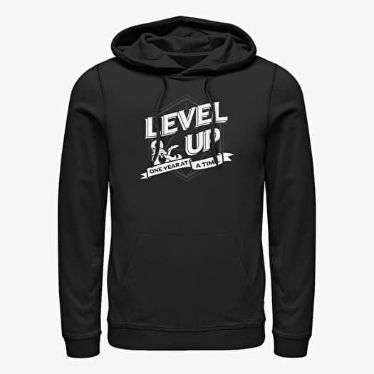 Mikina Merch Dungeons & Dragons - LevelUp DND Unisex Hoodie Black