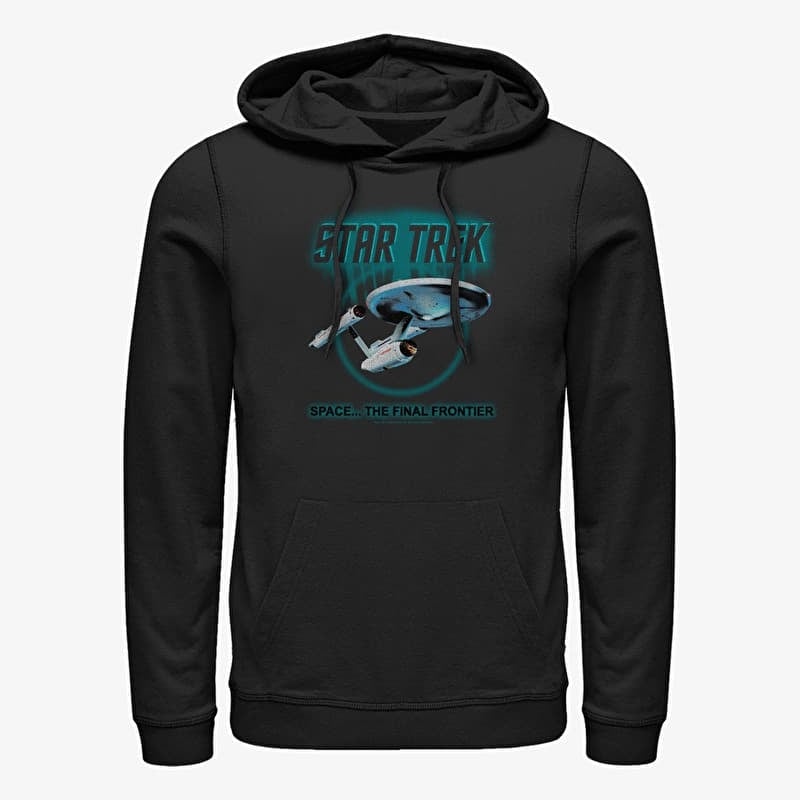 Sweatshirt Merch Paramount Star Trek - Enterprise Unisex Hoodie Black