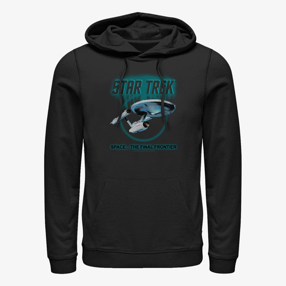 Mikiny Merch Paramount Star Trek - Enterprise Unisex Hoodie Black