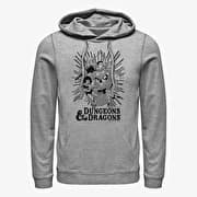Merch Dungeons & Dragons - Group Ray Unisex Hoodie Heather Grey
