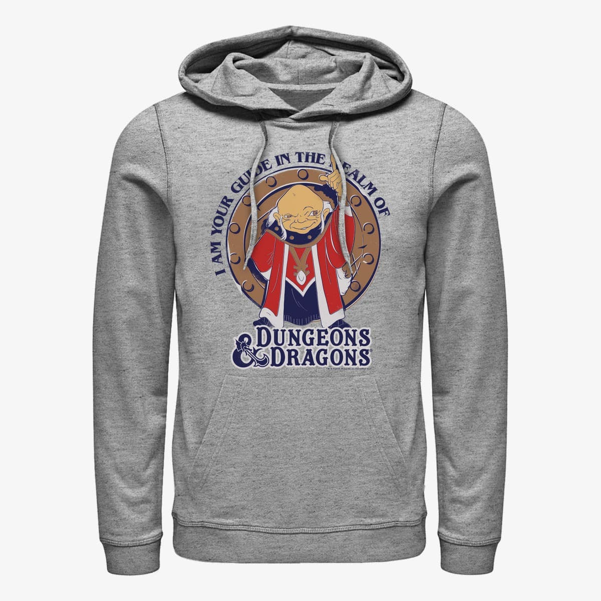 Mikiny Merch Dungeons & Dragons - Old Wizard Unisex Hoodie Heather Grey