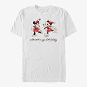 Merch Disney Mickey Classic - Vintage Holiday Skaters Unisex T-Shirt White