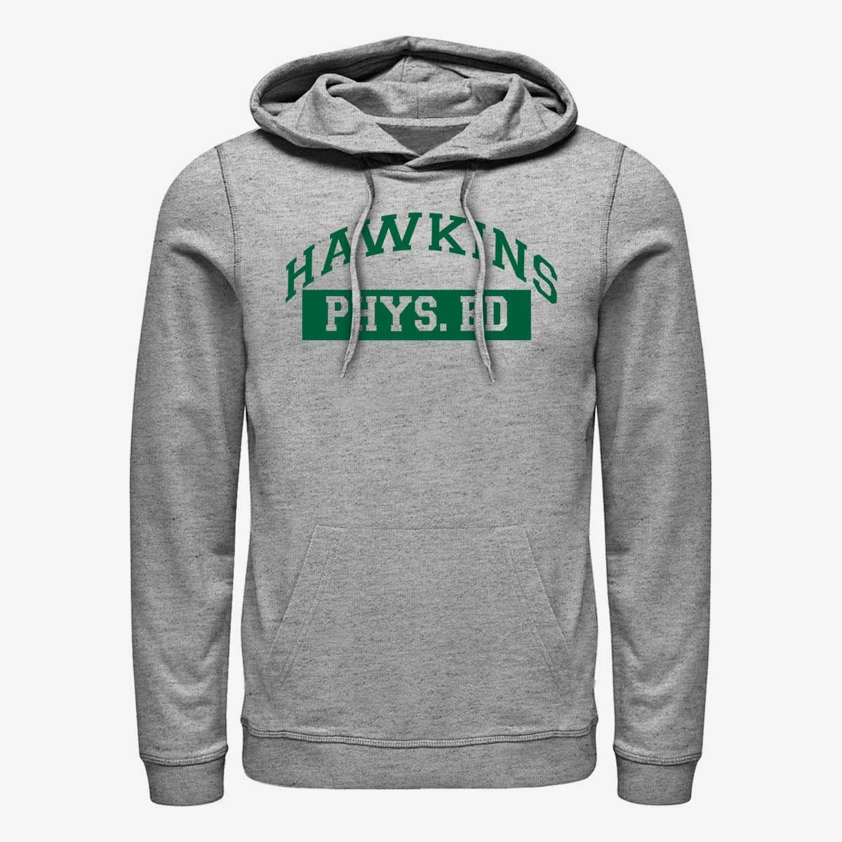 Sweatshirts Merch Netflix Stranger Things - Hawkins Phys Ed Unisex Hoodie Heather Grey