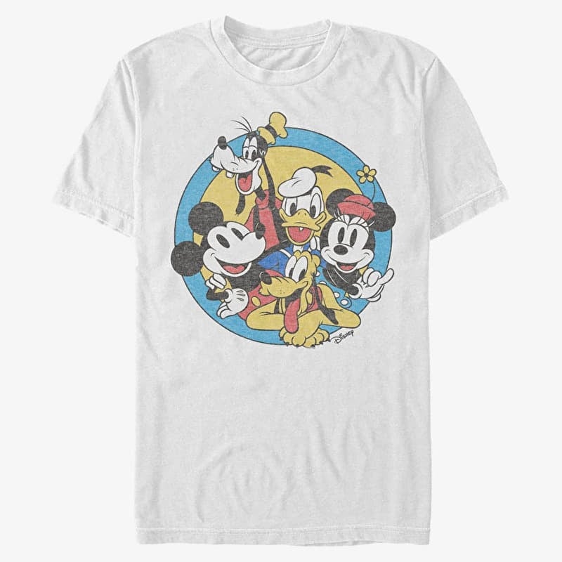 Póló Merch Disney Classic Mickey - ORIGINAL BUDDIES Unisex T-Shirt White