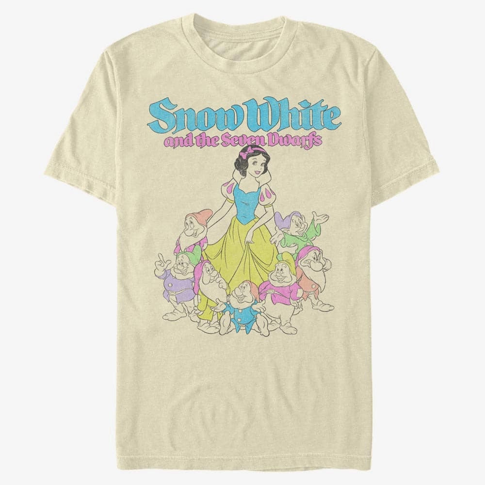 T-särgid Merch Disney Snow White - Neon Snow White Unisex T-Shirt Natural