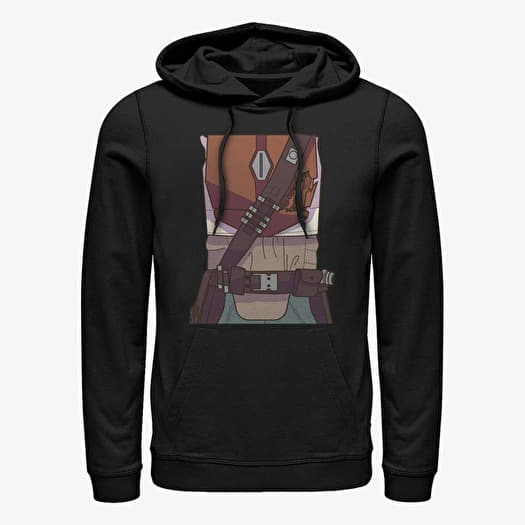Sweatshirt Merch Star Wars: The Mandalorian - Drawn Costume Unisex Hoodie Black