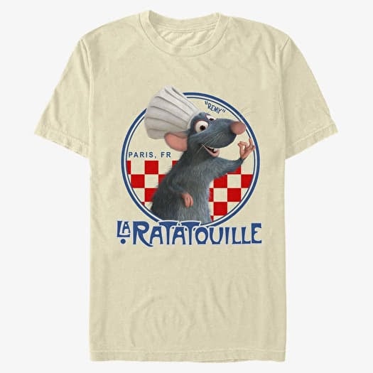 T-shirt Merch Pixar Ratatouille - Chef Remy Unisex T-Shirt Natural