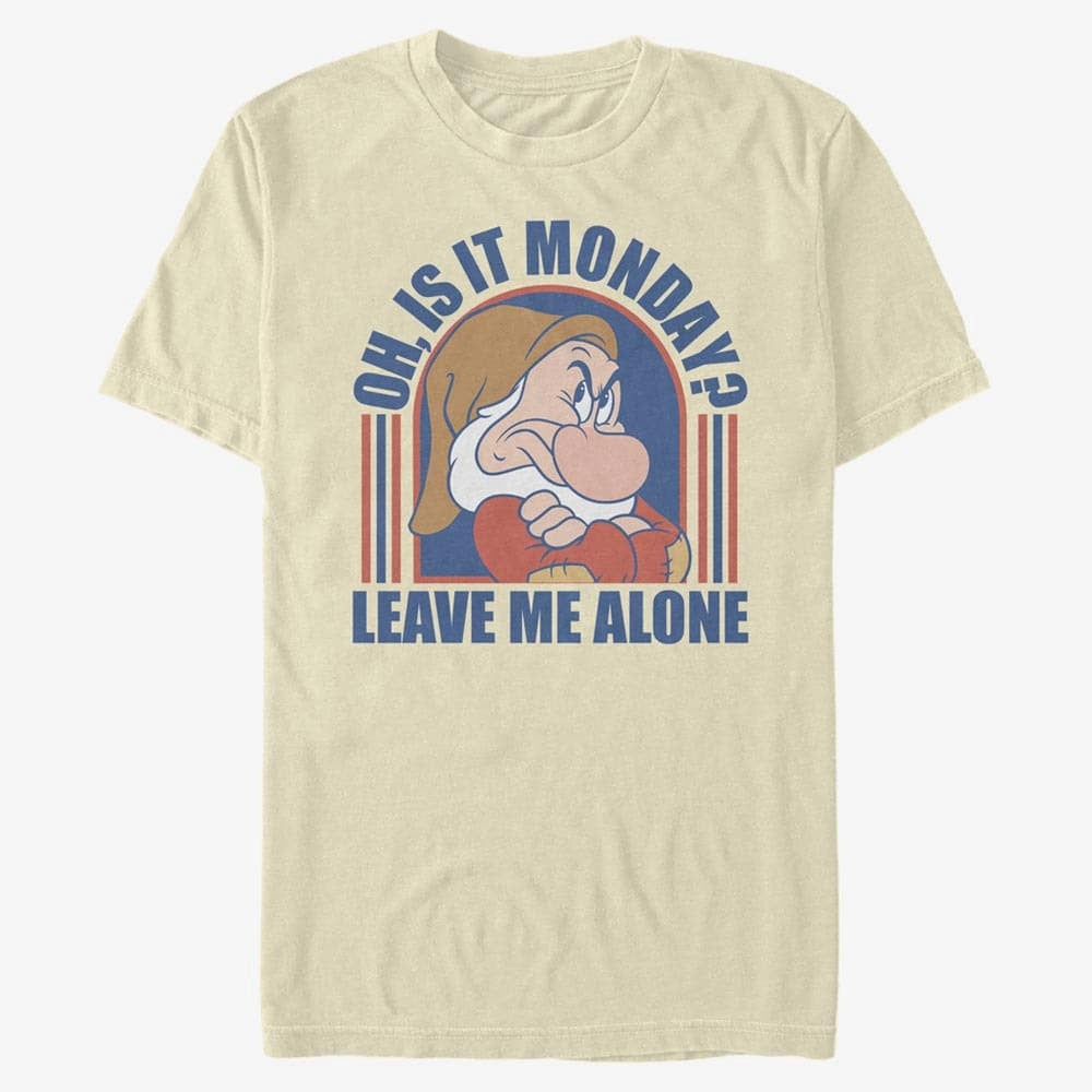 T-särgid Merch Disney Snow White - Grumpy Monday Unisex T-Shirt Natural