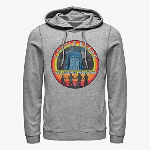 Sweatshirt Merch Netflix Stranger Things - Castle Stamper Unisex Hoodie Heather Grey