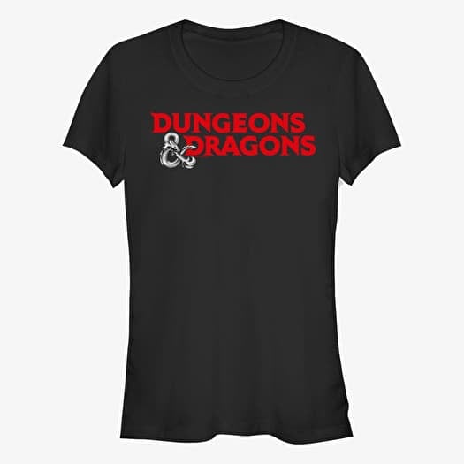 Póló Merch Hasbro Dungeons & Dragons - Rendered Logo Women's T-Shirt Black