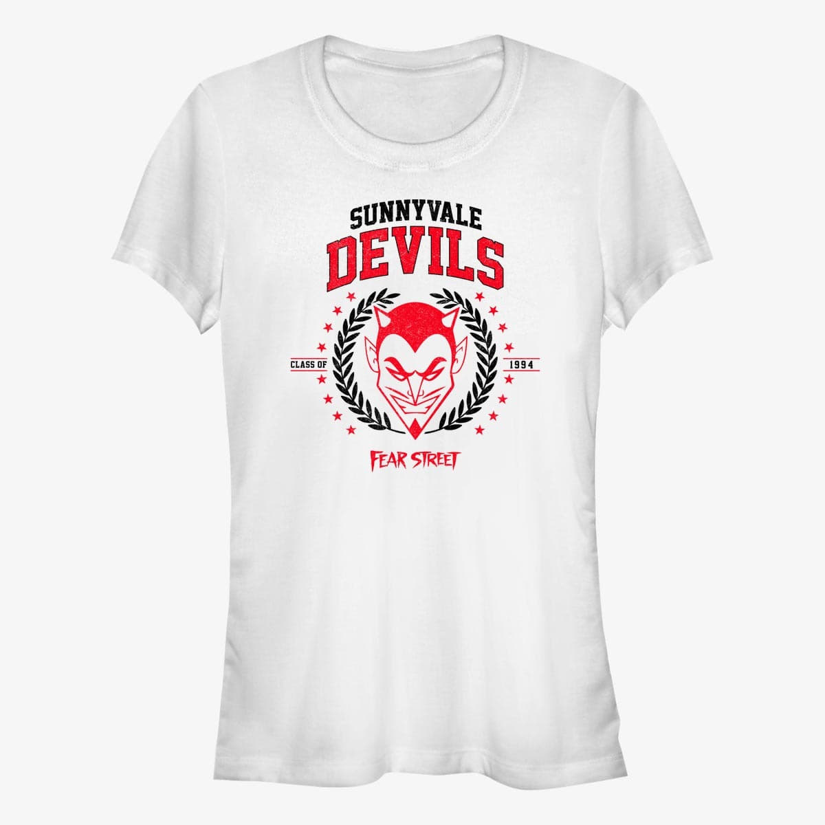 majice kratkih rukava Merch Netflix Fear Street - Sunnyvale Devils Women's T-Shirt White