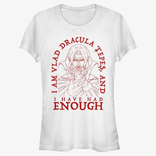 T-skjorte Merch Netflix Castlevania - Had Enough Women's T-Shirt White