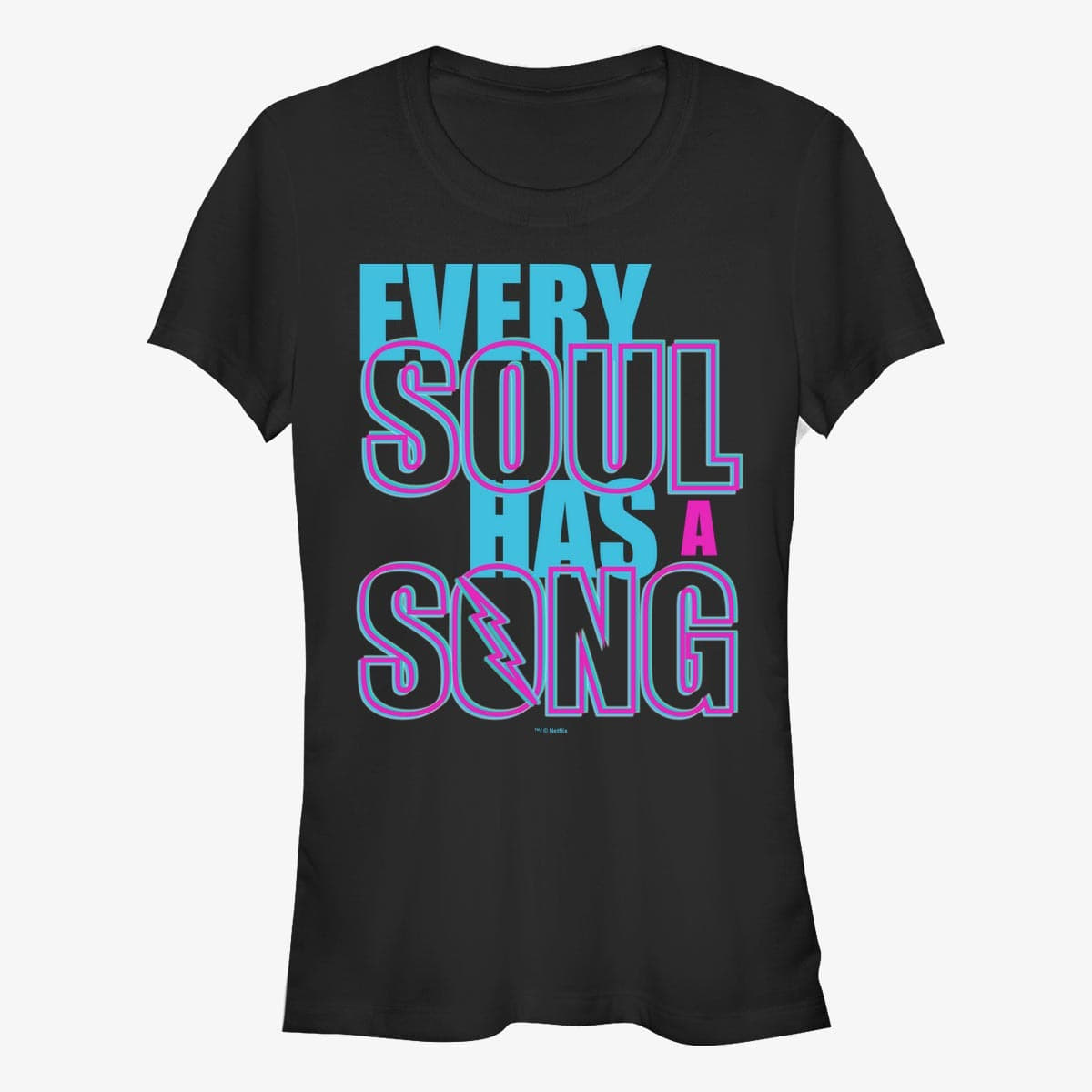 Tričká Merch Netflix Julie And The Phantoms - Soul Song Women's T-Shirt Black
