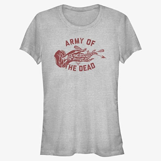 T-shirt Merch Netflix Army Of The Dead - Arrows Logo Women's T-Shirt Heather Grey