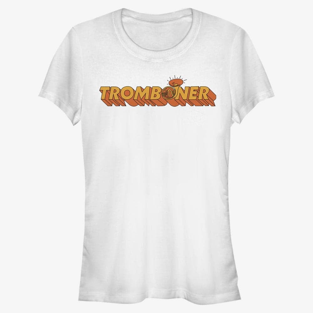Tričká Merch Netflix Sex Education - Tromboner Women's T-Shirt White