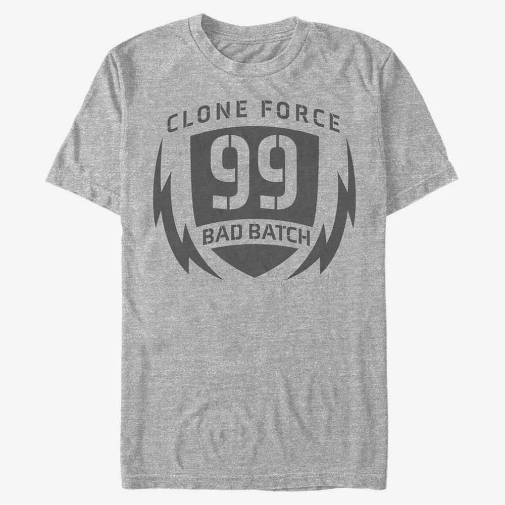 T-Shirts Merch Star Wars: The Bad Batch - Clone Force Badge Men's T-Shirt Heather Grey